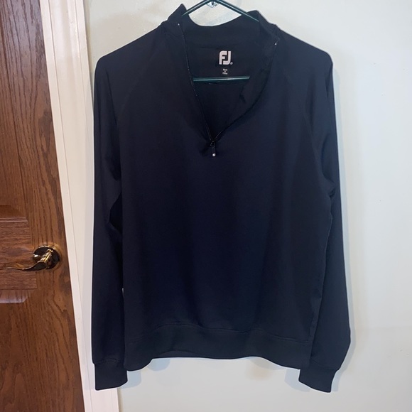 FootJoy Quarter Zip Black Nylon Jacket Women’s Size Small - Picture 4 of 10